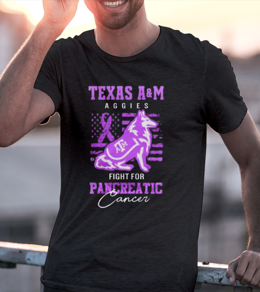 Texas A&M Aggies Fight For Pancreatic Cancer T-Shirt