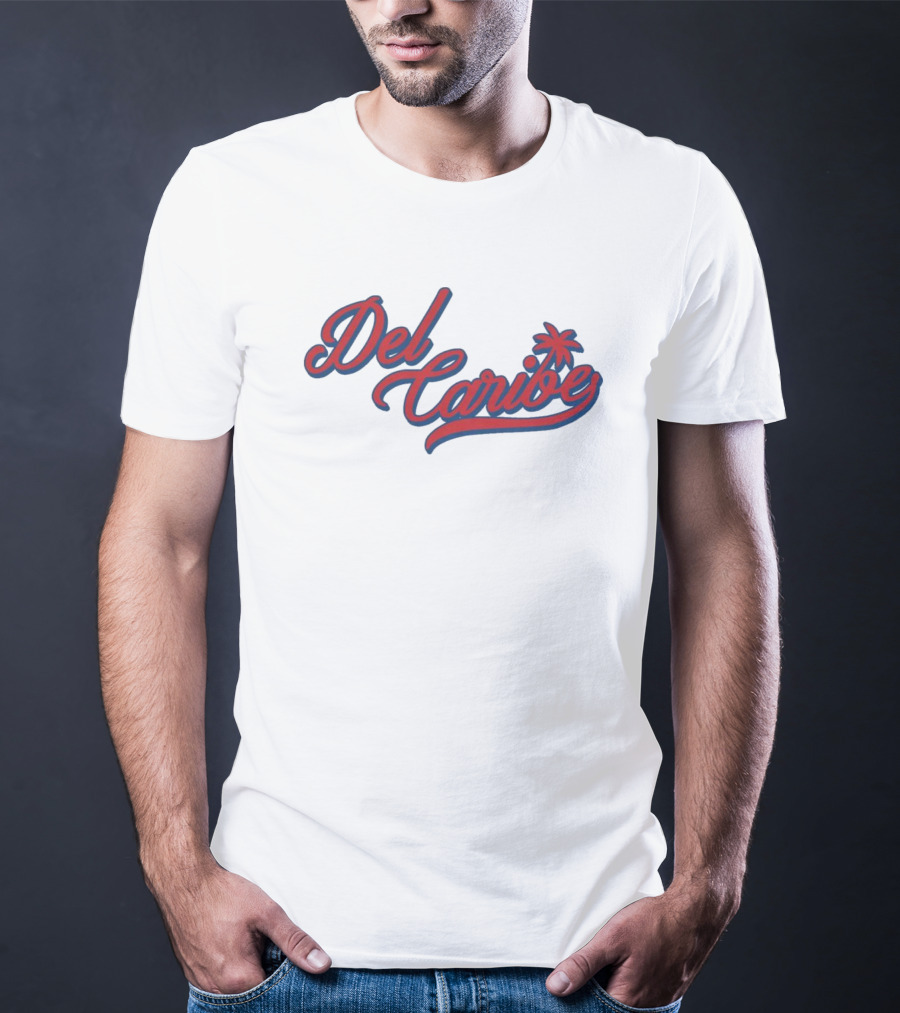 Del Caribe Palm Tree Sports T-Shirt