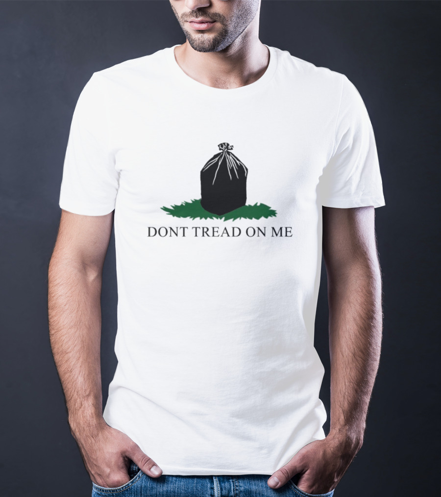 Garbage Bag Dont Tread On Me Iconic T-Shirt