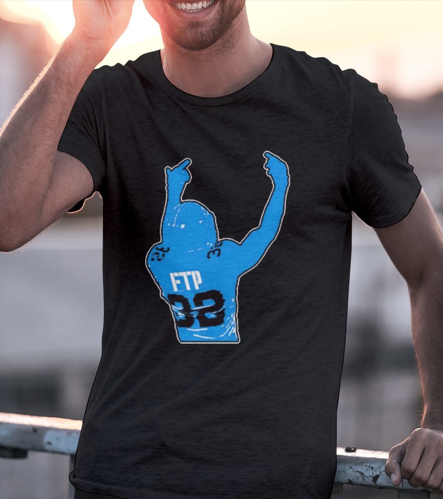 FTP 32 Brian Branch Detroit Lions NFL Sports T-Shirt