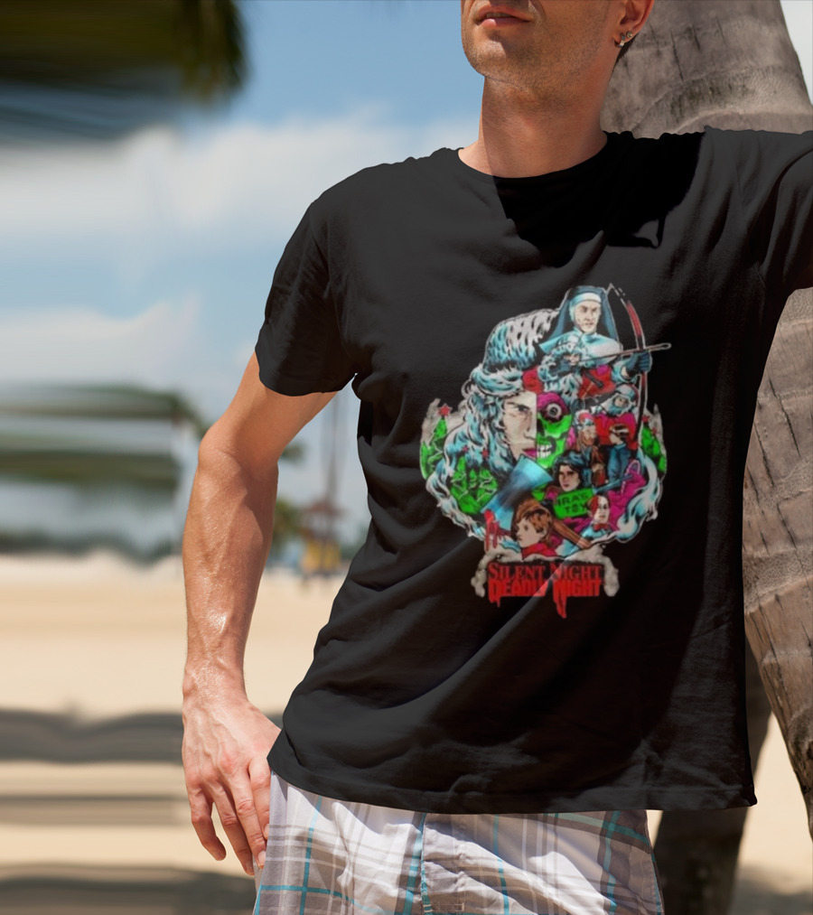 Terrorthreads Silent Night Deadly Night Unwrapping The Horror T-Shirt