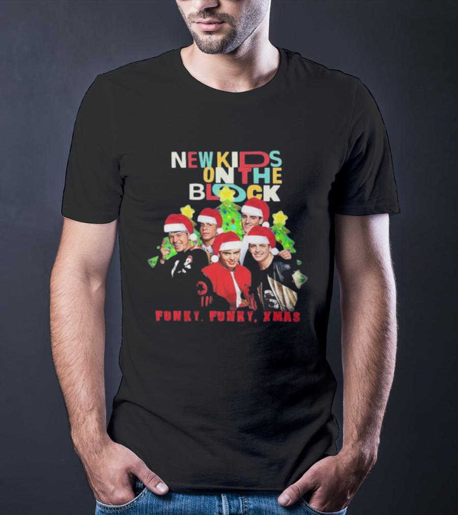 New Kids On The Block NKOTB Funky Funky Xmas Christmas T-Shirt
