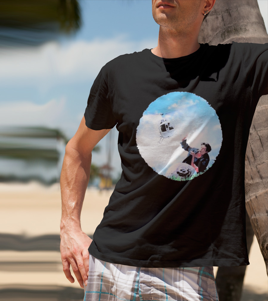 All But 6 Records Helicopter Happy Hunting T-Shirt