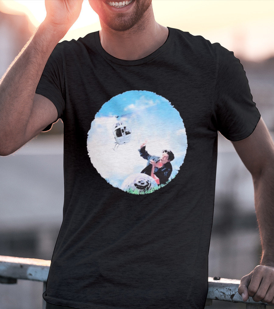 All But 6 Records Helicopter Happy Hunting T-Shirt