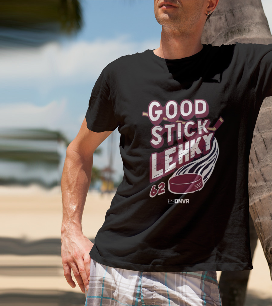DNVR Good Stick Lehky 62 Hockey Puck And Stick T-Shirt