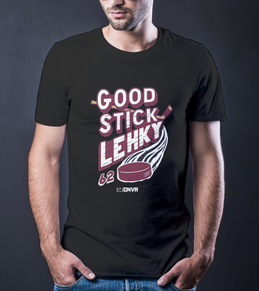 DNVR Good Stick Lehky 62 Hockey Puck And Stick T-Shirt