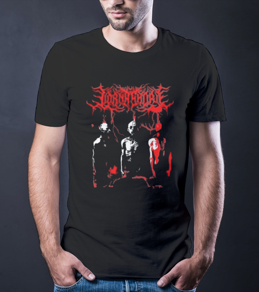 Lorna Shore Hanging Bodies Red Gothic Aesthetic T-Shirt
