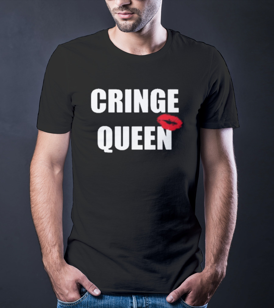 Cringe Queen Lip Print T-Shirt