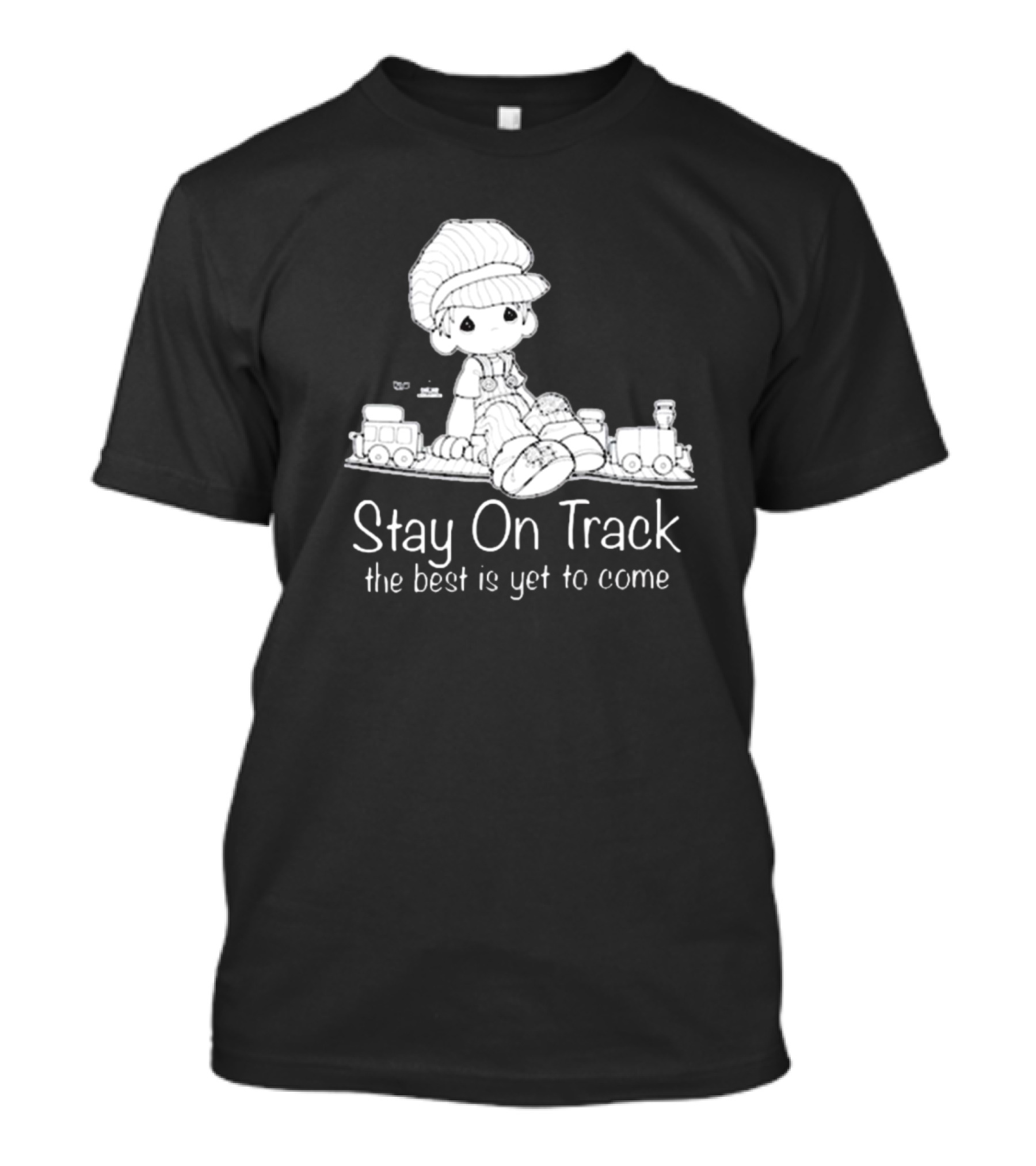 Online Ceramics Stay On Track The Best Is Yet To Come Precious Moments T-Shirt