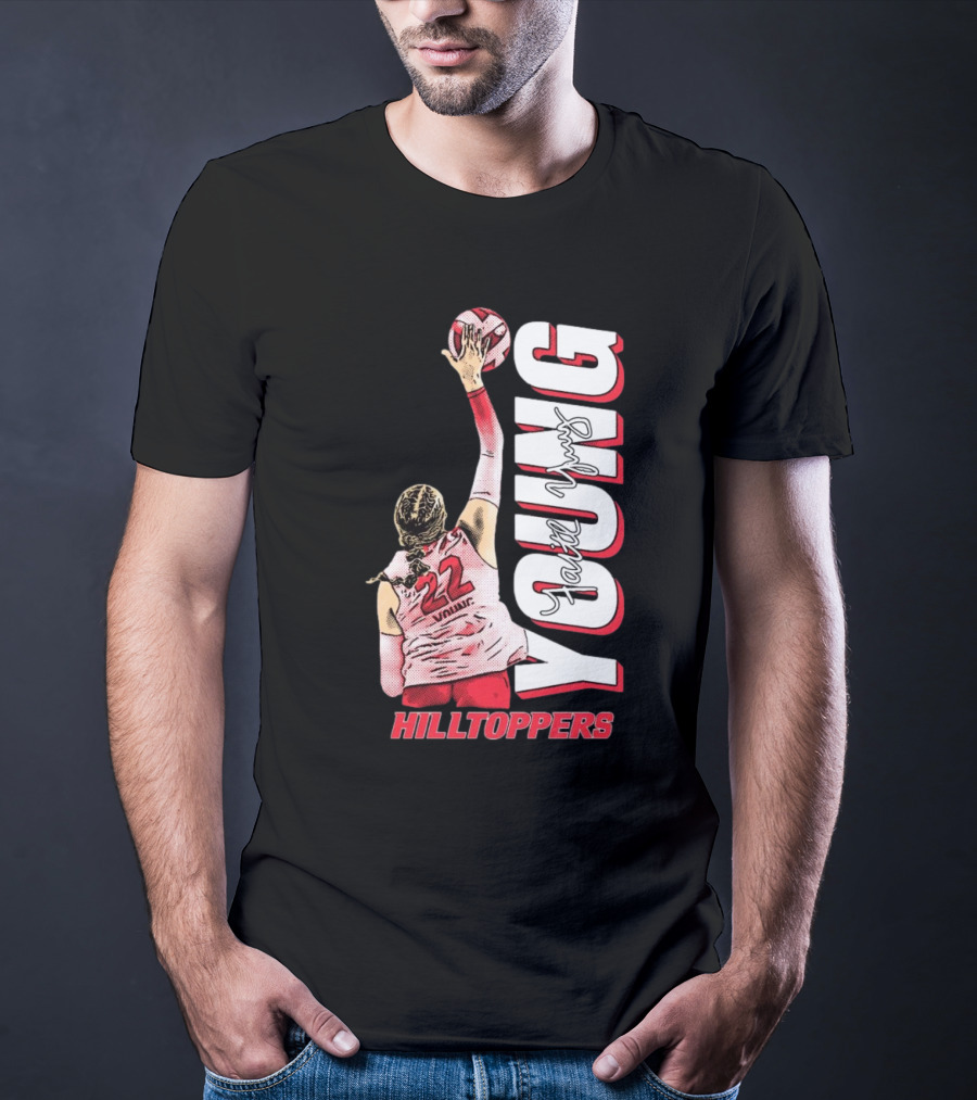 Faith Young Hilltoppers WKU Volleyball 22 Signature T-Shirt