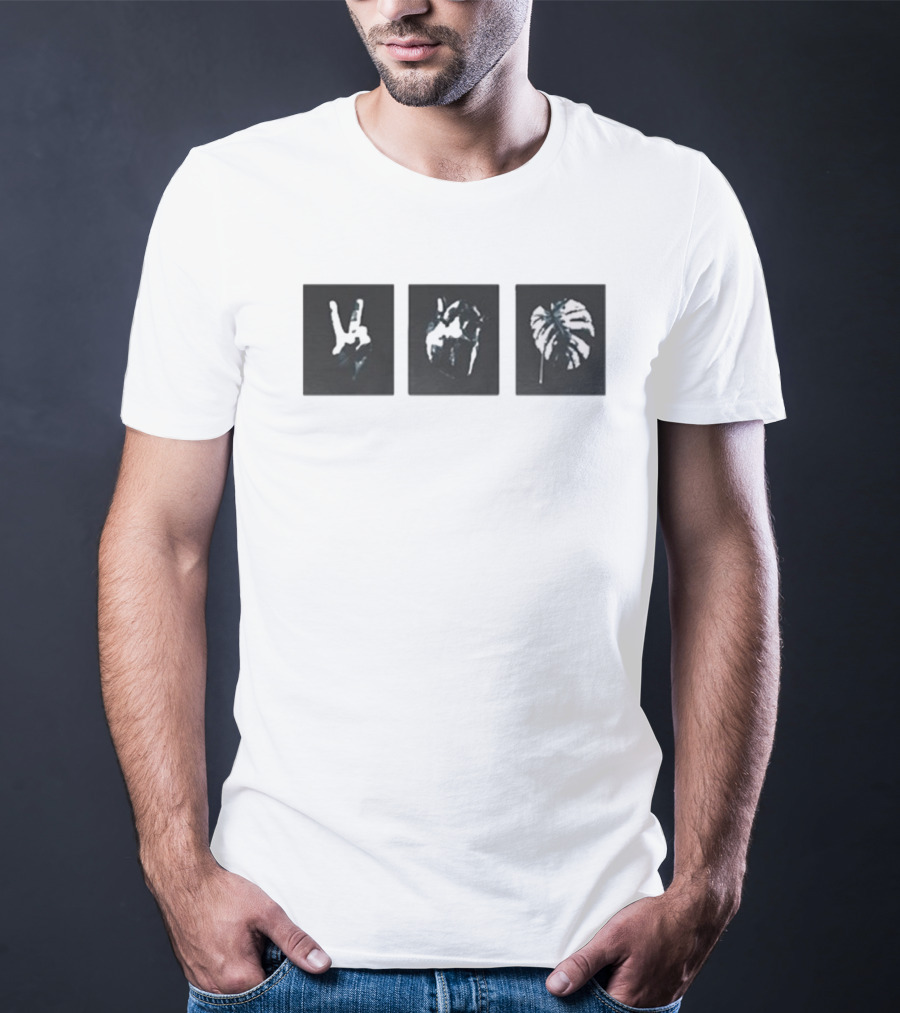 Season 8 Peace Sign Heart Metal Leaf T-Shirt