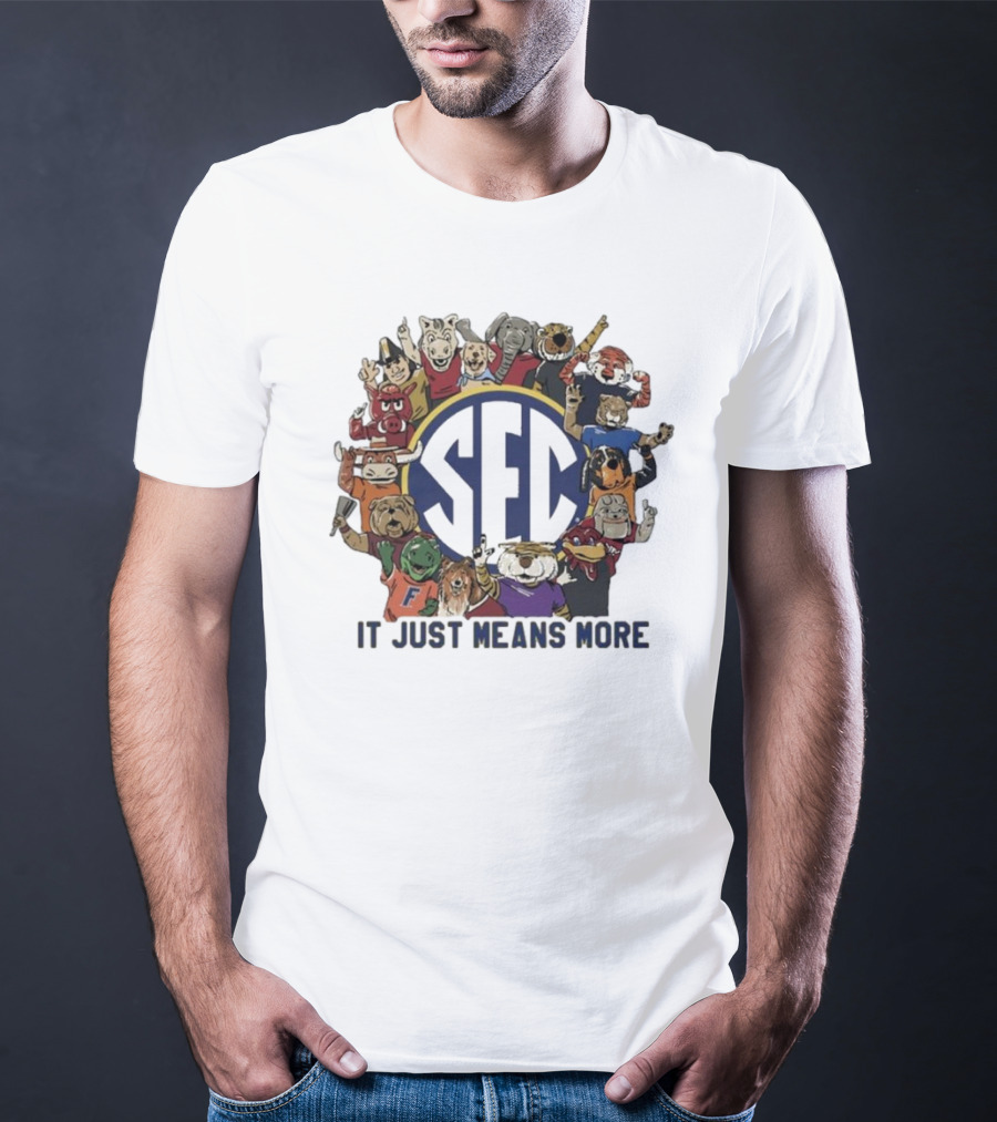LSU SEC Animal Mascots It Just Means More T-Shirt
