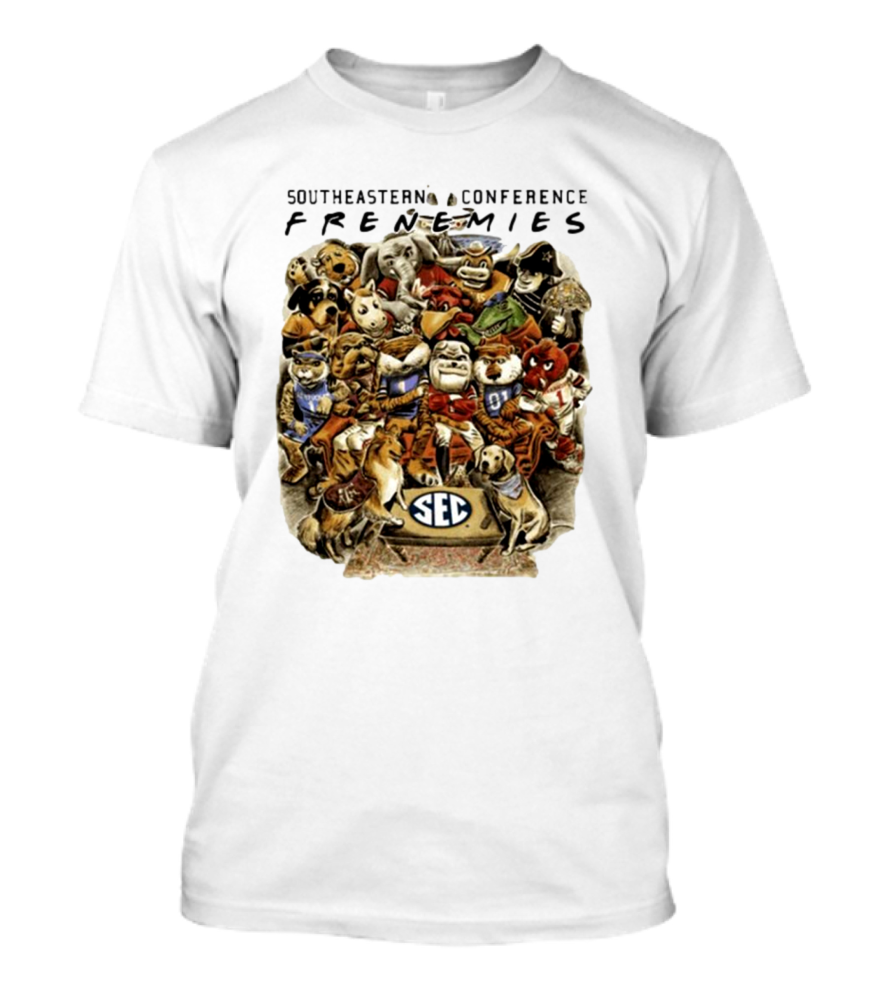 Southeastern Conference SEC Frenemies Family T-Shirt