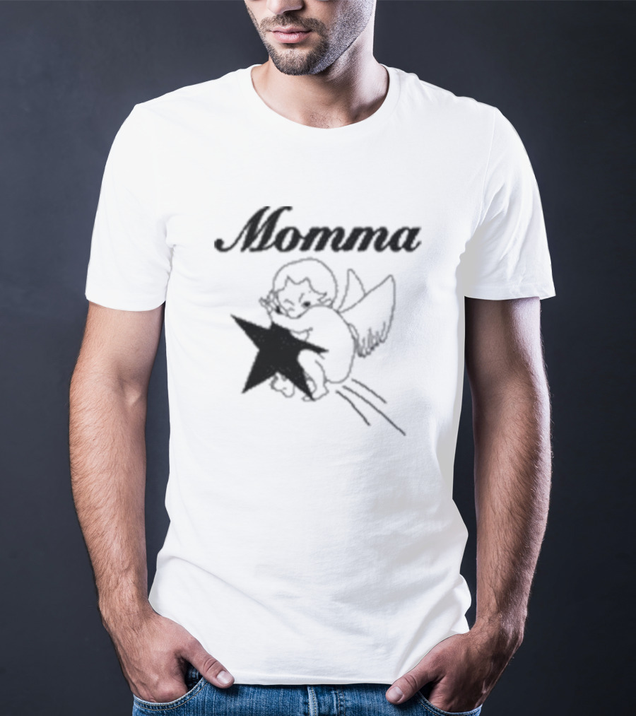 Momma Angel Holding Star T-Shirt