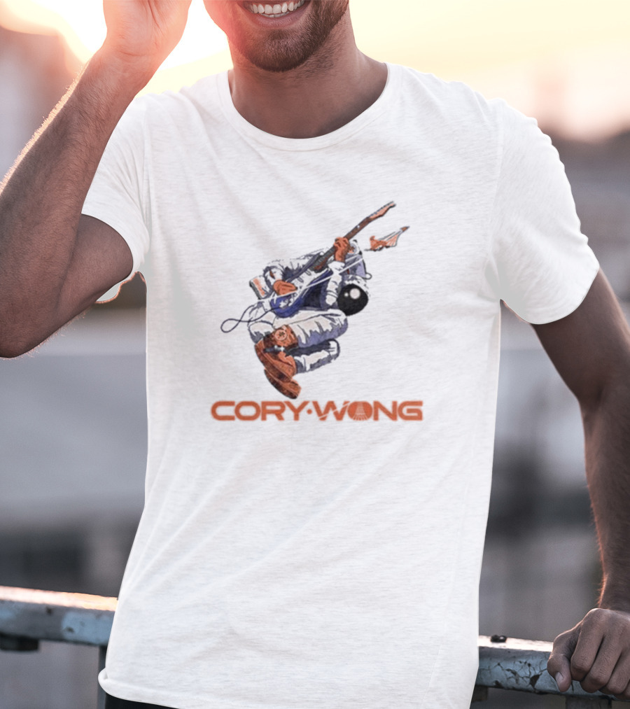 Cory Wong Astronaut Playing Guitar In Space Tour T-Shirt