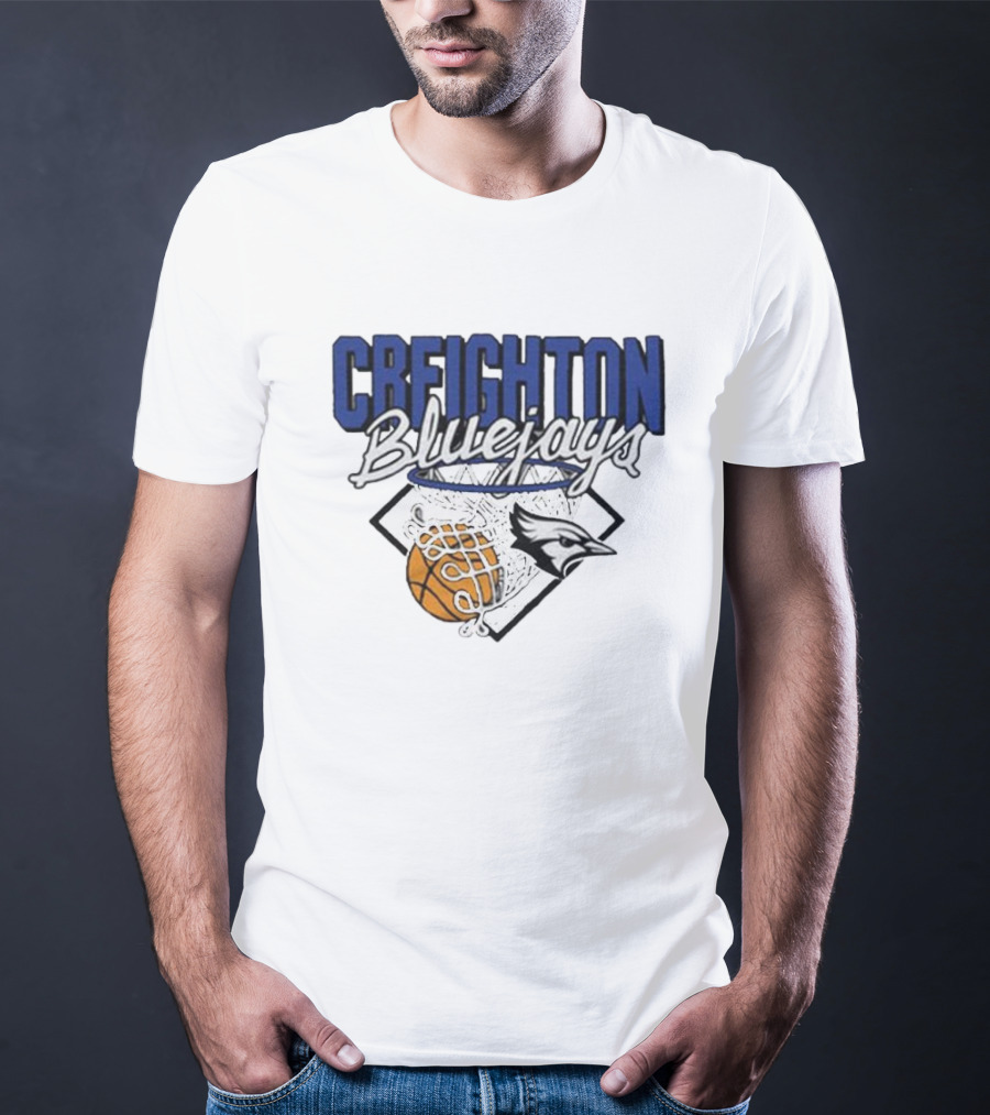 Creighton Bluejays Basketball Nothing But Net T-Shirt