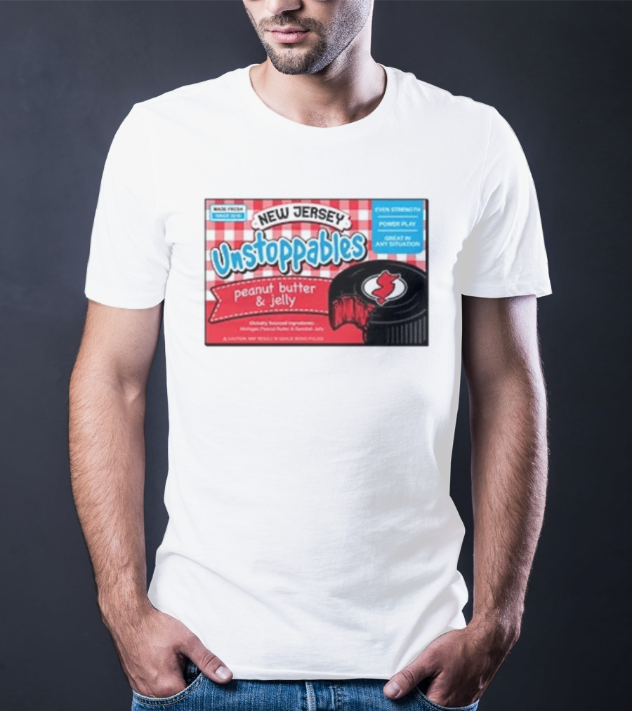 New Jersey Unstoppables Peanut Butter And Jelly Even Strength Power Play T-Shirt