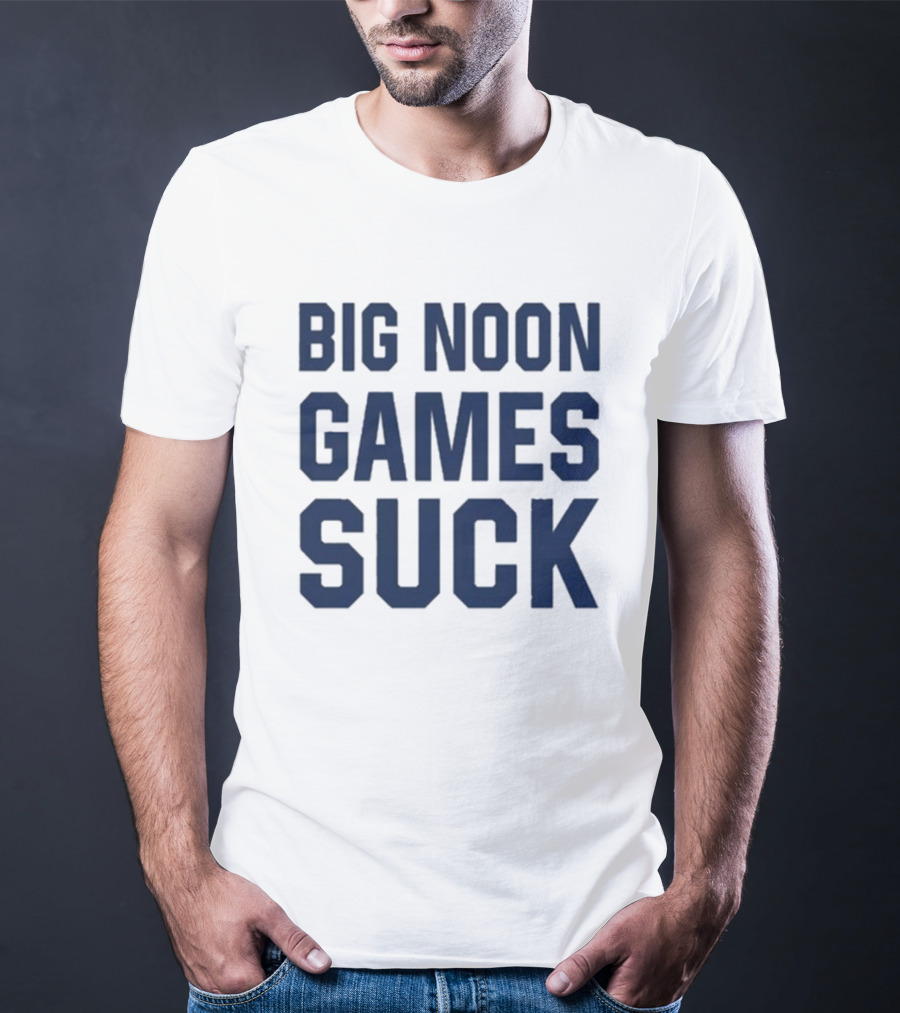 Jeremy Birmingham Big Noon Games Suck Football Commentary T-Shirt