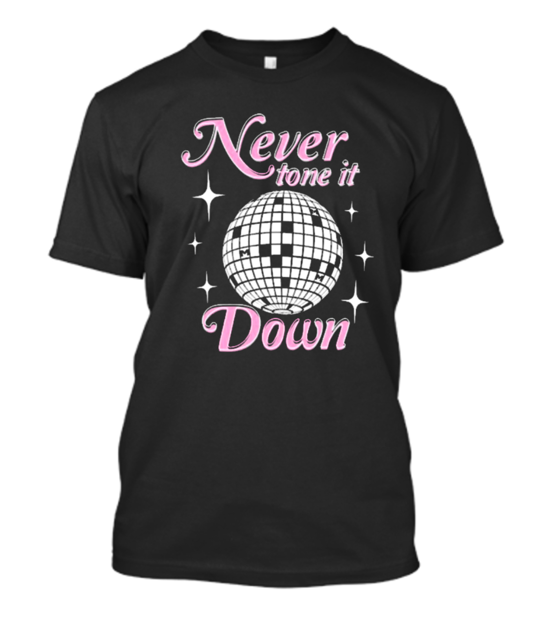 Never Tone It Down Disco Ball Sparkle Ilona Maher T-Shirt