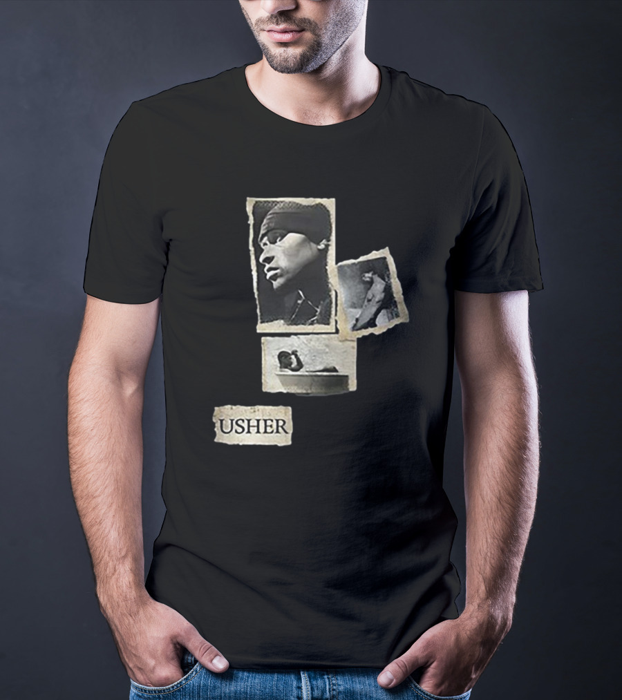 Usher Raymond IV Confessions Album Collage T-Shirt