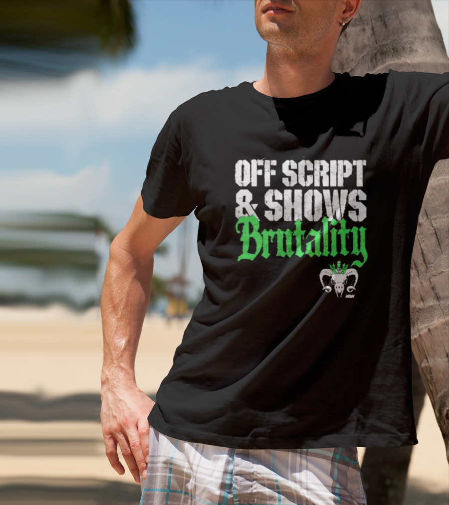Off Script Shows Brutality Will Ospreay Vintage AEW T-Shirt