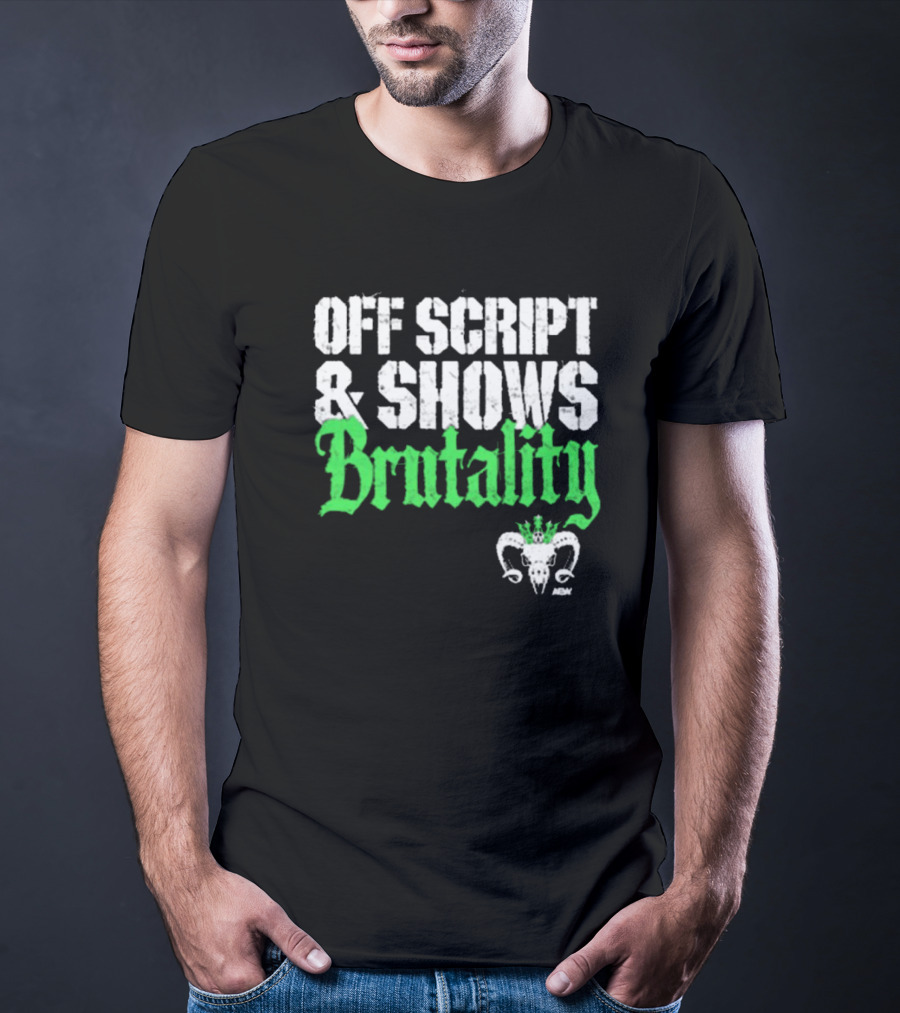 Off Script Shows Brutality Will Ospreay Vintage AEW T-Shirt