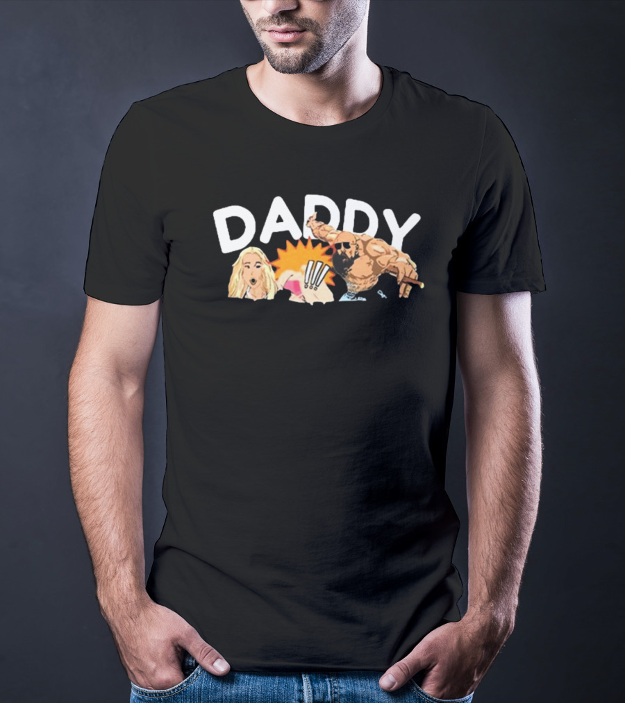 Daddy Call Me Andrew Tate Topg Punch Cartoon T-Shirt