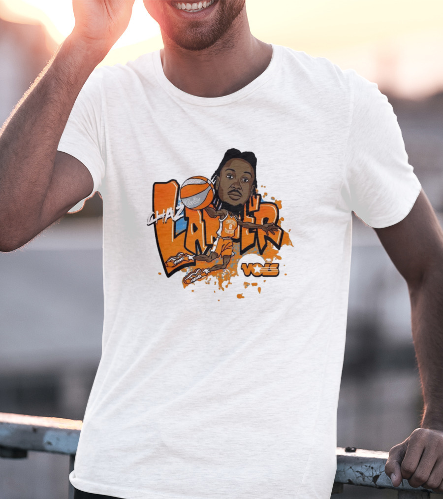 Chaz Lanier Tennessee Vols Basketball Caricature NCAA Volunteers T-Shirt