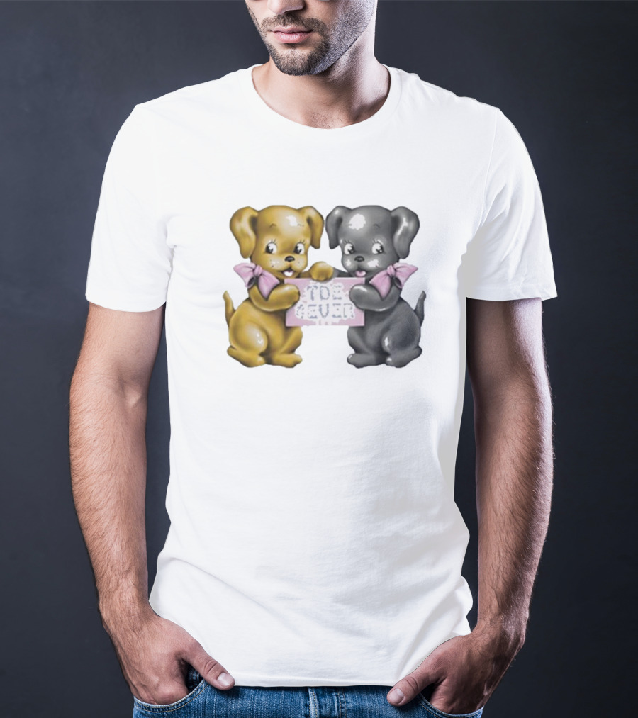 Tde Forever The Driver Era Cute Puppy Duo With Bows T-Shirt