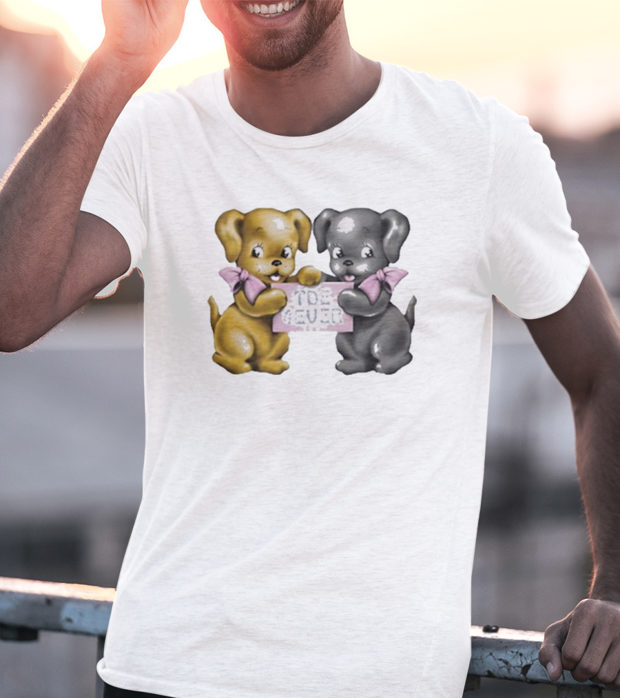 Tde Forever The Driver Era Cute Puppy Duo With Bows T-Shirt