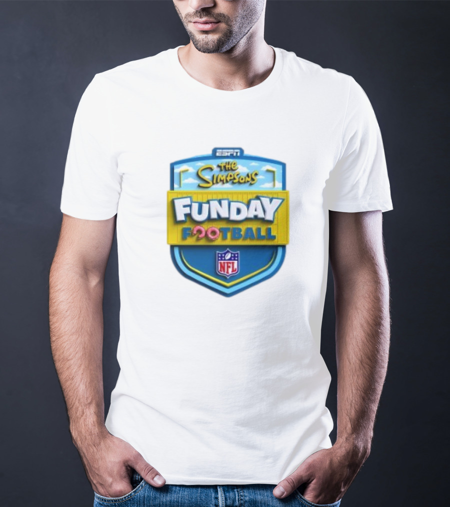 ESPN The Simpsons Funday Football NFL T-Shirt