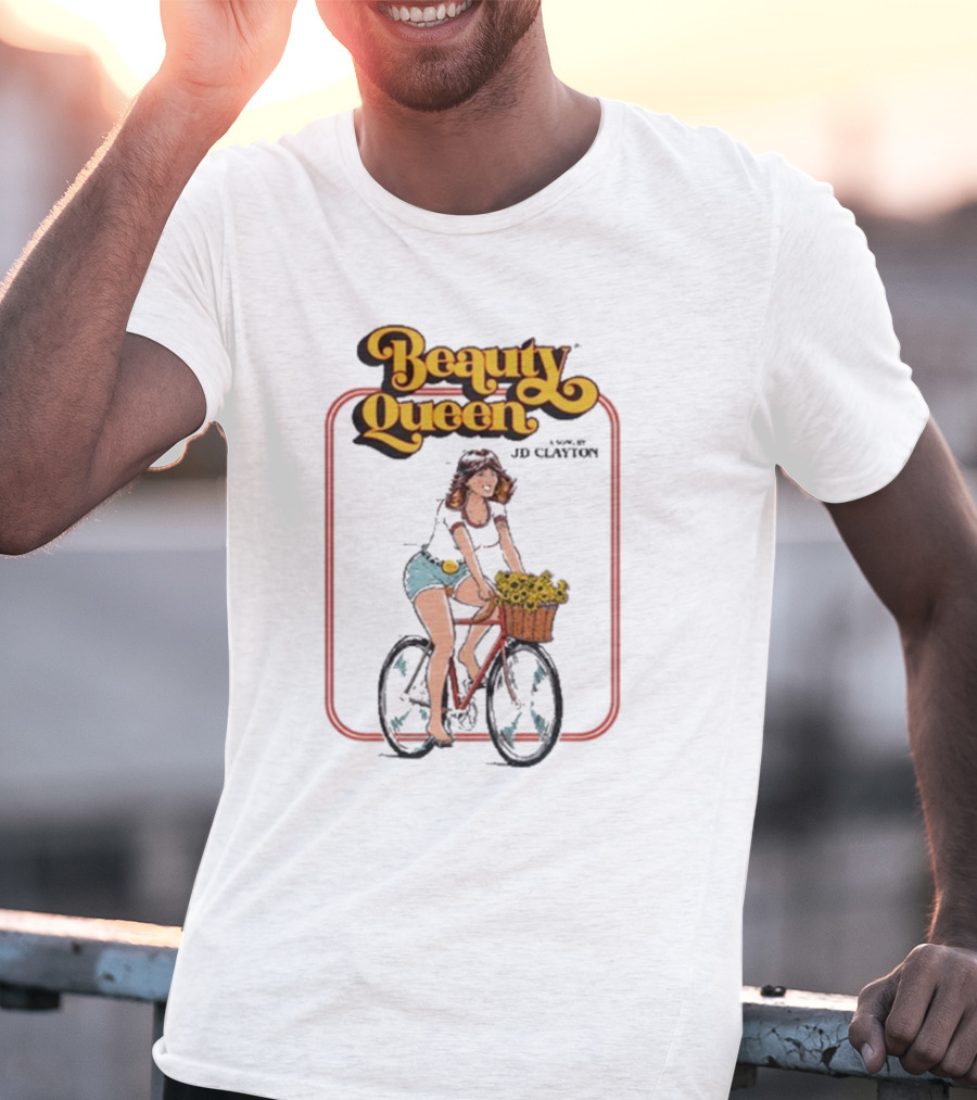 Beauty Queen A Song By JD Clayton Bicycle Sunflowers T-Shirt