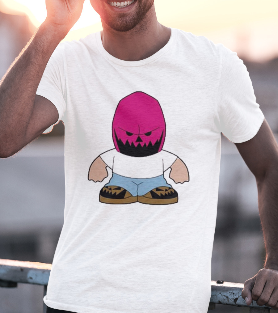 Abbitt 730 Dude Babbitt Revived Pink Mask Character T-Shirt
