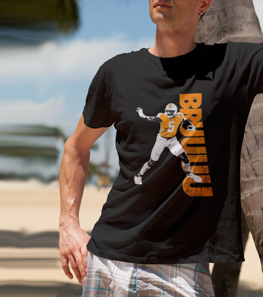 Bruuuu Tennessee Vols 5 Bru Mccoy NCAA Football Iconic T-Shirt