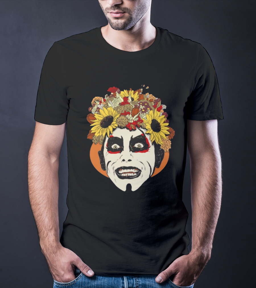 Danhausen Fallhausen Sunflower Face Paint WWE Wrestling T-Shirt