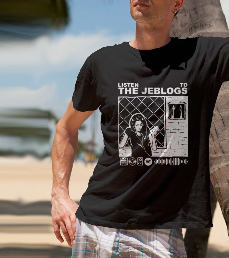 Listen To The Jeblogs Music Streaming Icons T-Shirt
