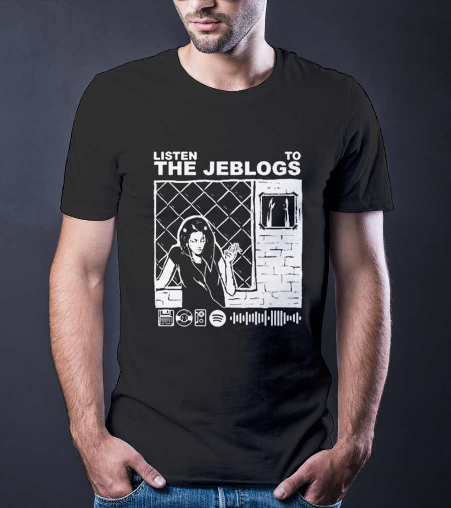 Listen To The Jeblogs Music Streaming Icons T-Shirt