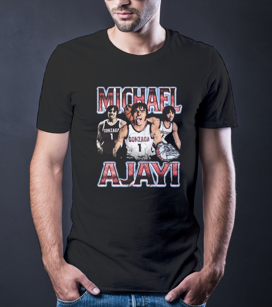 Michael Ajayi Gonzaga Bulldogs Basketball 90s T-Shirt