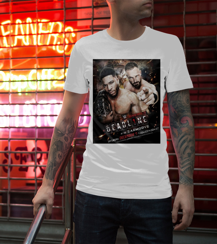 WWE NXT Deadline At The Armory Minneapolis Saturday December 7 7:00 PM ET / 4:00 PM ET T-Shirt