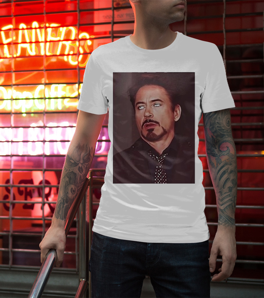 The RDJ Eye Roll Meme Face T-Shirt