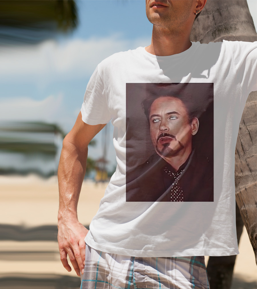The RDJ Eye Roll Meme Face T-Shirt