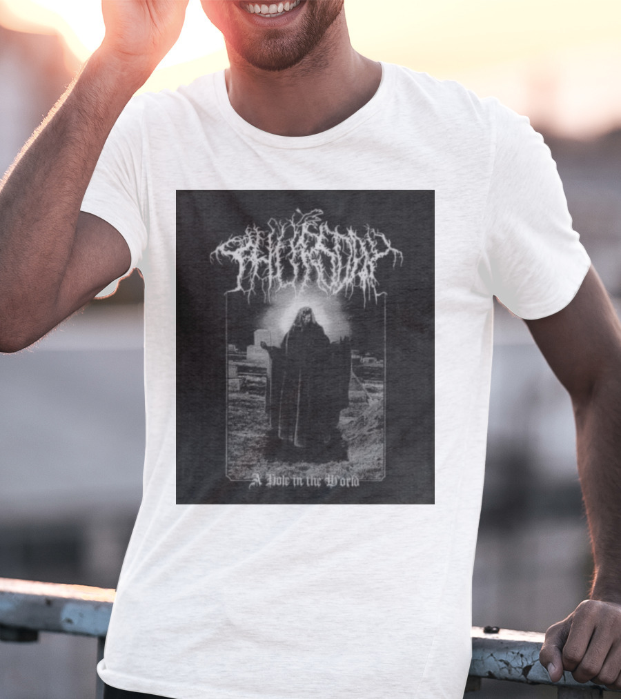 Thursday A Hole In The World Mysterious Cloaked Figure In Cemetery T-Shirt