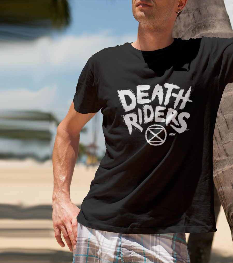 Death Riders AEW Crossed Circle T-Shirt