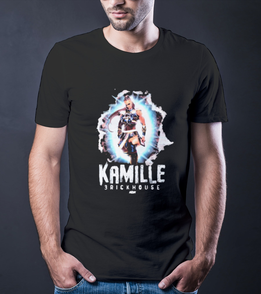Kamille Brickhouse AEW Burst Impact T-Shirt