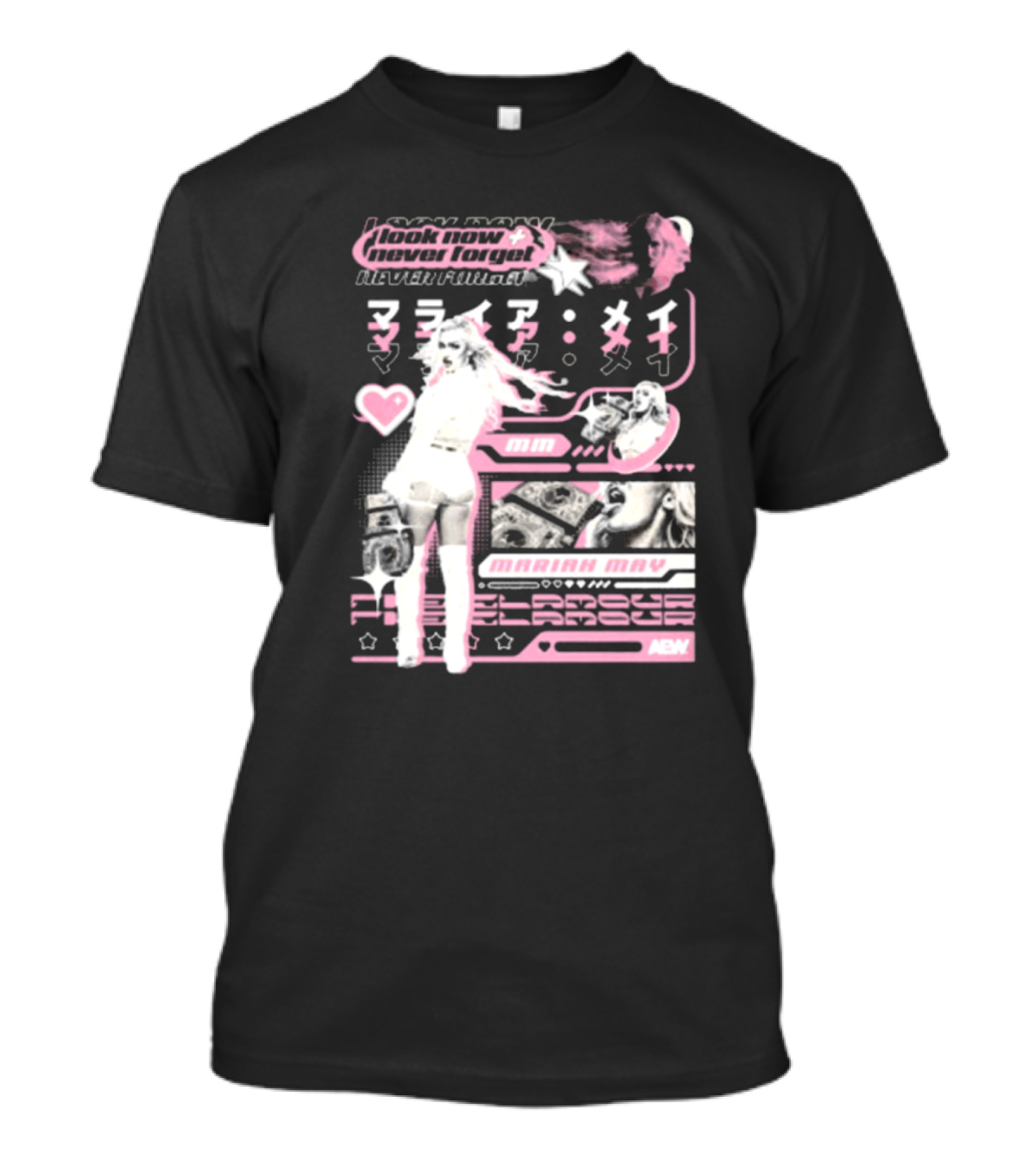 Mariah May Look Now Never Forget AEW MM T-Shirt