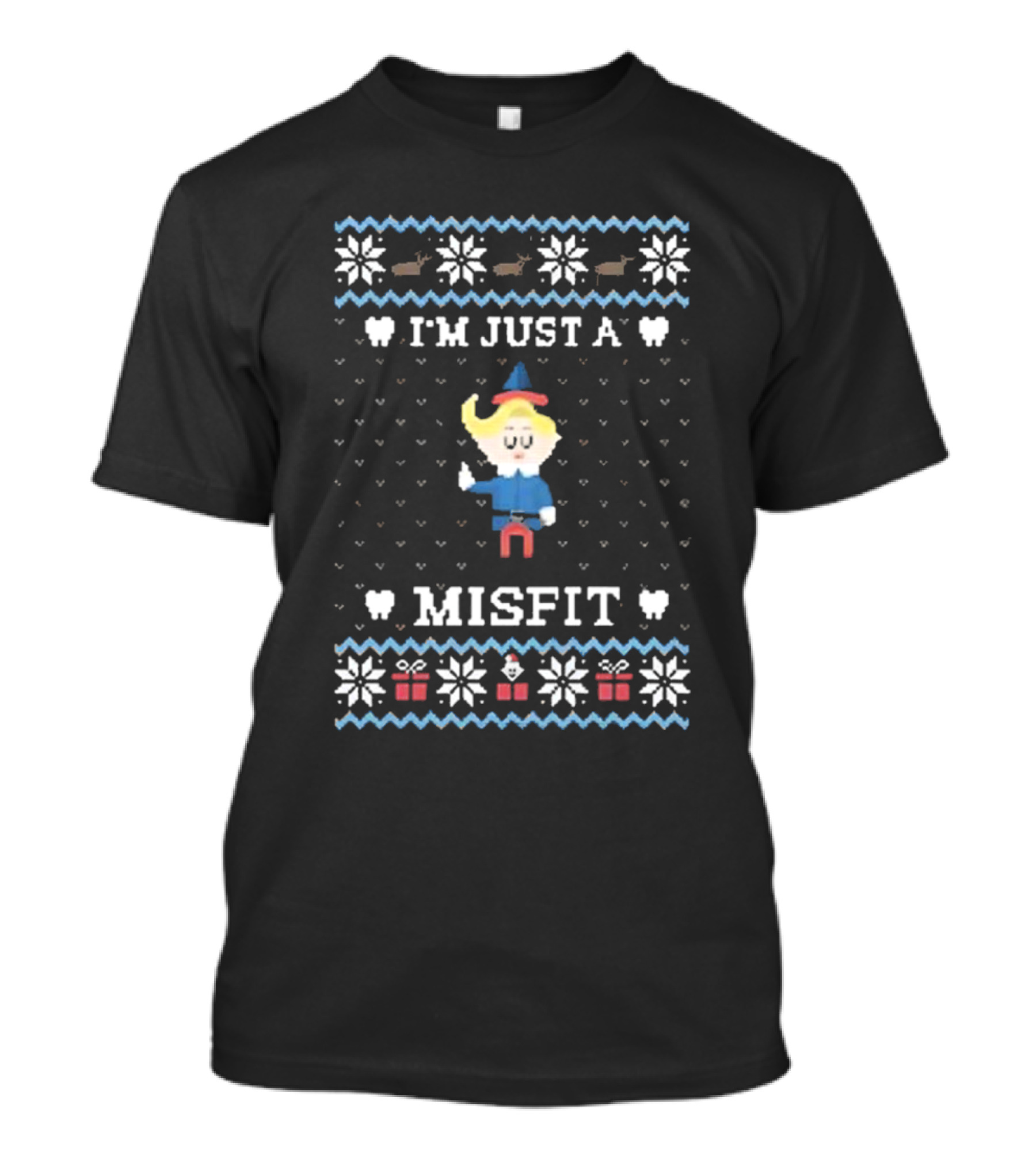 I'm Just A Misfit Ugly Christmas Sweater T-Shirt