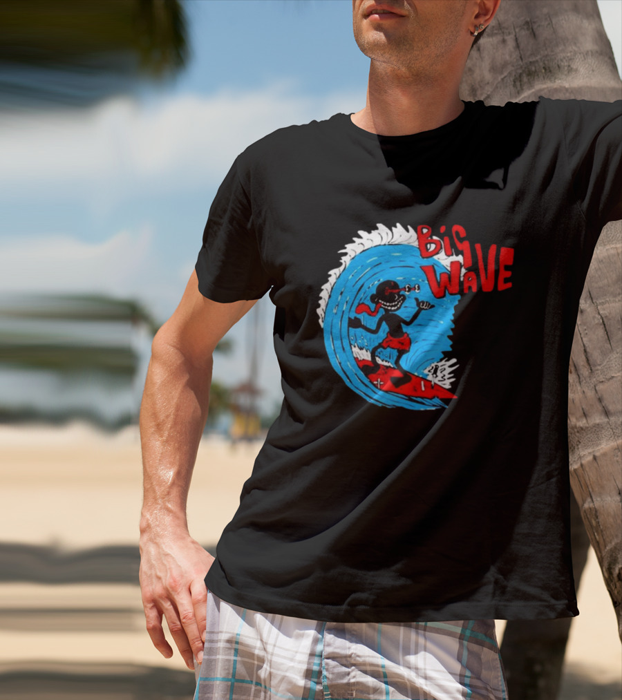 Lil Darkie Big Wave Surfing Vintage T-Shirt