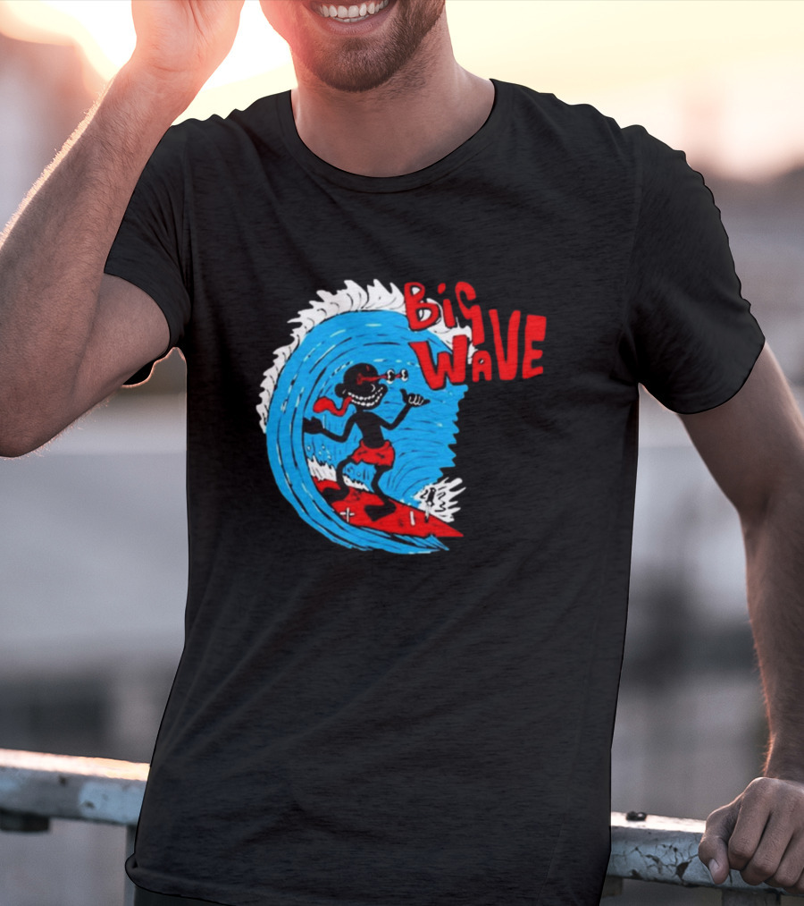 Lil Darkie Big Wave Surfing Vintage T-Shirt