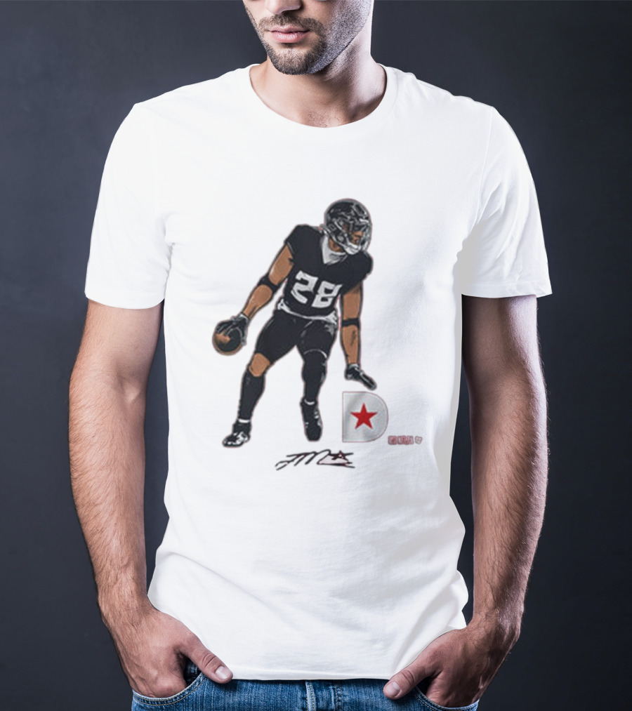 Joe Mixon 28 Houston Texans NFL Signature Player T-Shirt