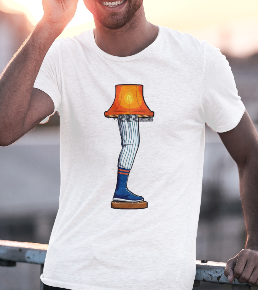 LGM Leg Lamp New York Mets MLB Baseball T-Shirt